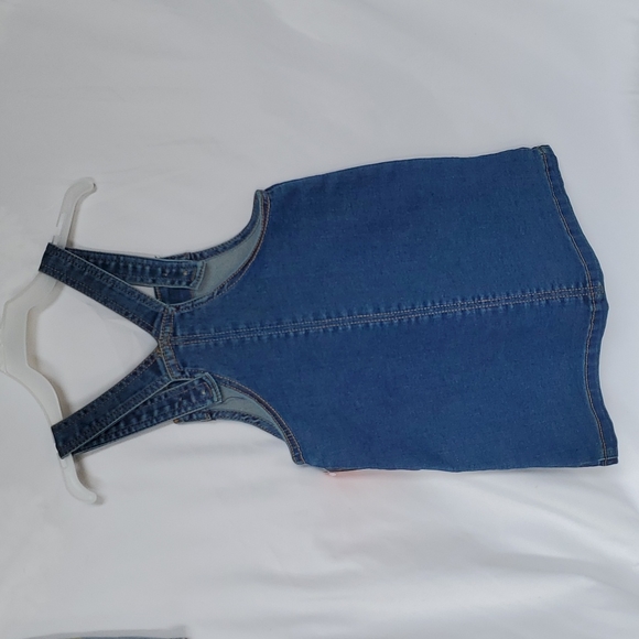 NWT 2 adorable girls jean dresses size 4T - Picture 3 of 5